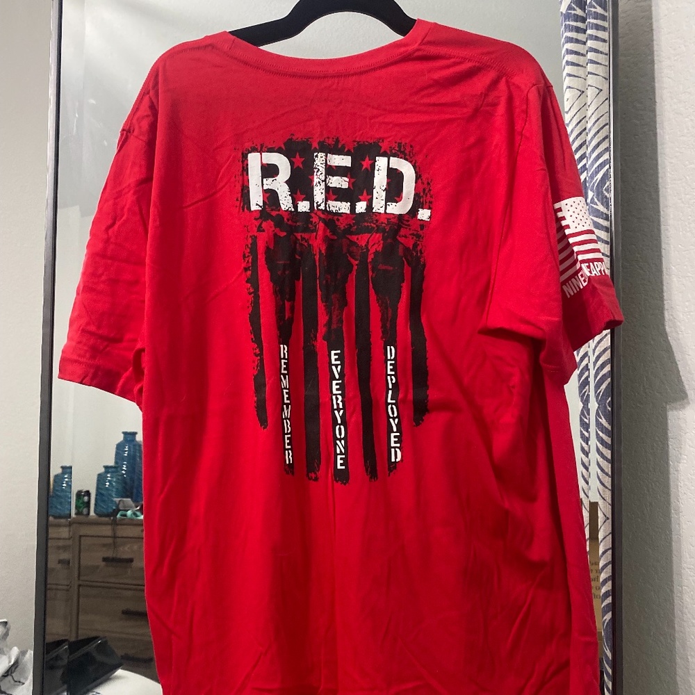 Nine Line | Size XXL | RED Remember Everyone Deployed